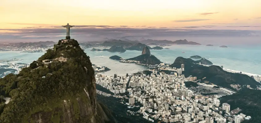 Imagem aérea do Rio de Janeiro